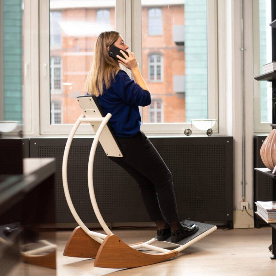 Backboon Stehwippe in Weiß