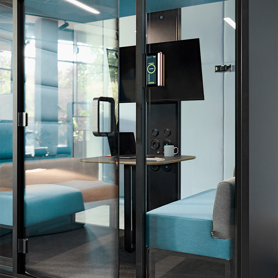 HushFree.M Tür aus Akustikglas