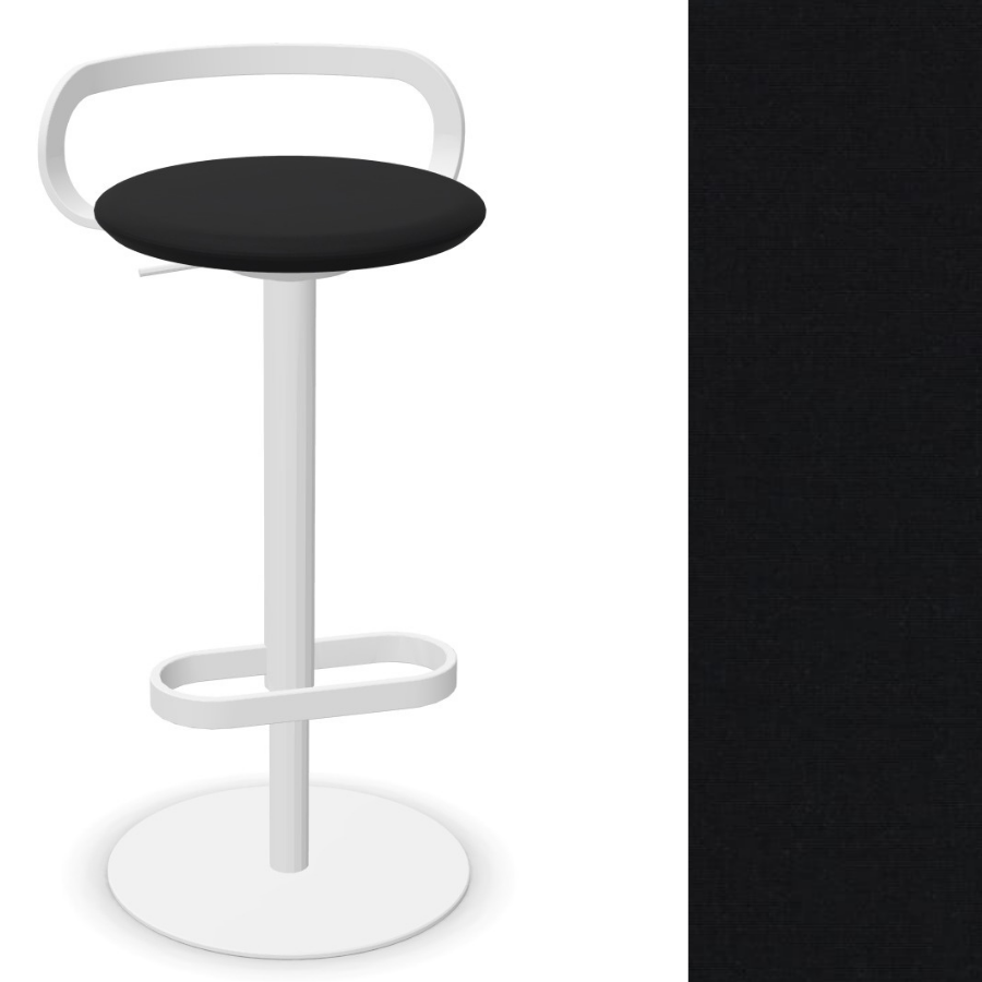 lapalma MAK S110 Barhocker Stoff Remix 296 Gestell weiß