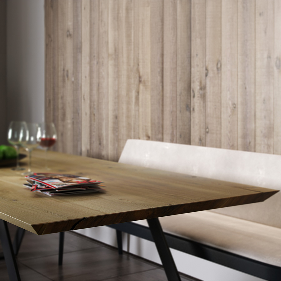 Trebord Fold Esstisch, Tischplatte Eiche