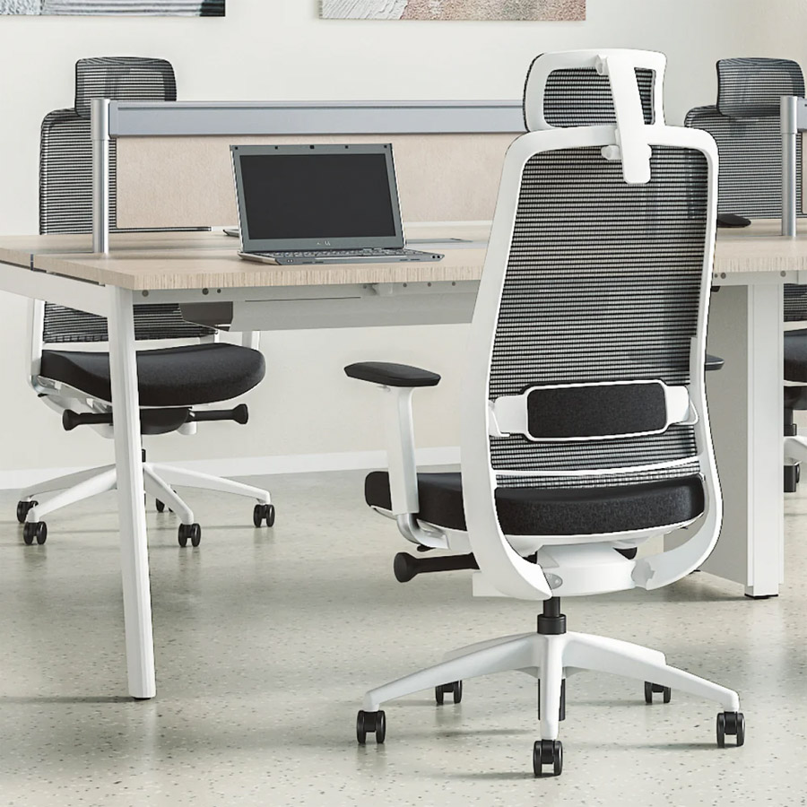 Yaasa Chair Expert Bürostuhl in Weiß