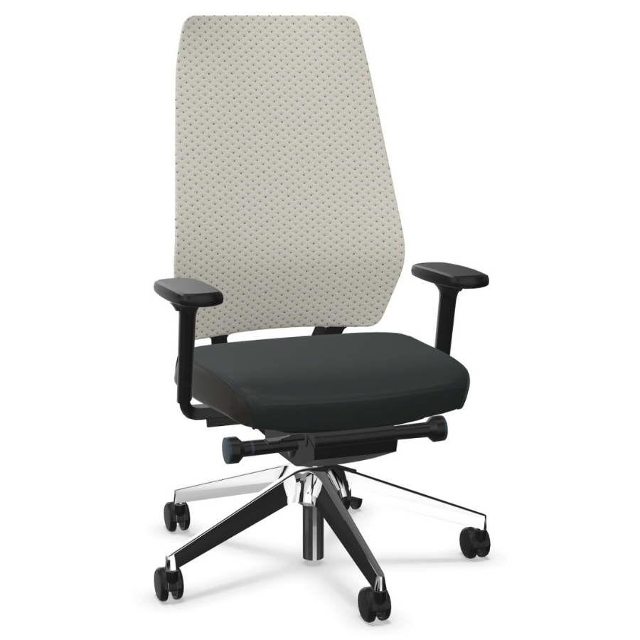 Interstuhl JOYCEis3 (JC31C) Netzfarbe weiß Polsterfarbe schwarz