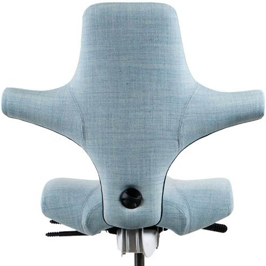 HAG Capisco Remix 823 jeansblau - Gestell weiß - Detail Rücken