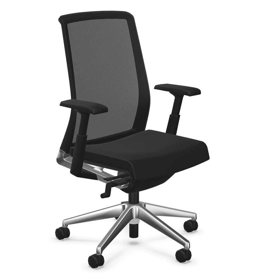 HAWORTH Very (Comfort 62) schwarz mit Netzrücken