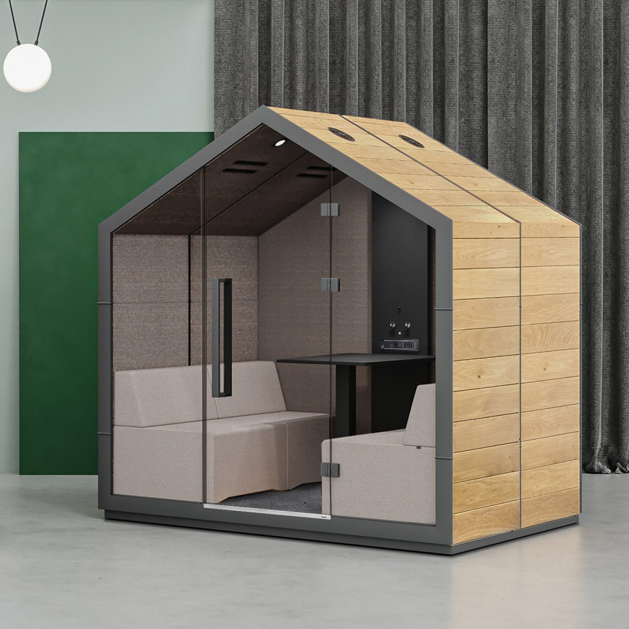 Bejot Treehouse Wood TH4W Akustikkabine in Stoff Fenno 004