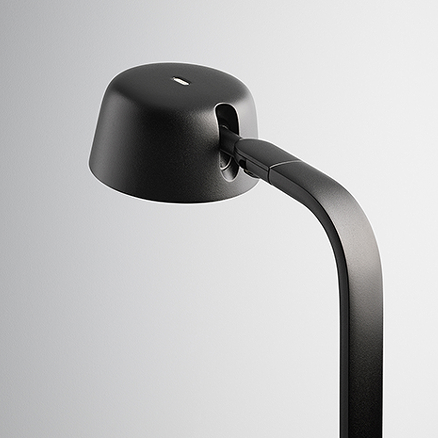 GLAMOX Motus Mini LED Arbeitsleuchte schwarz - Nahaufnahme