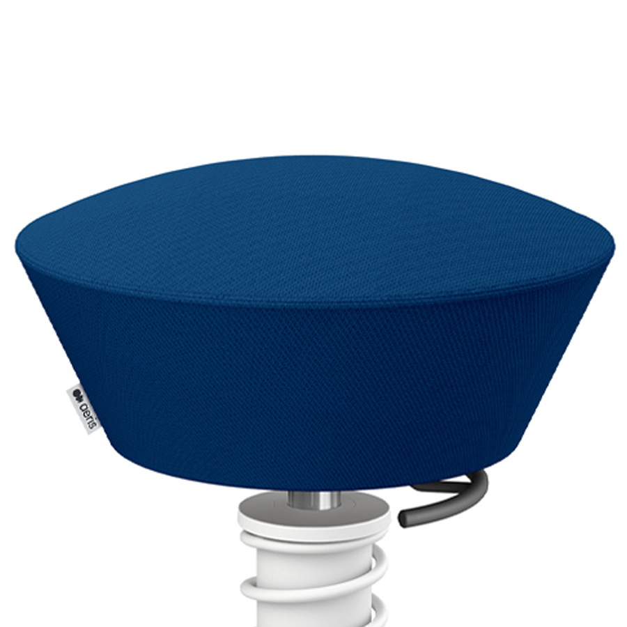 Aeris Swopper Select Wolle blau - Gleiter - Gestell weiß - Nahaufnahme