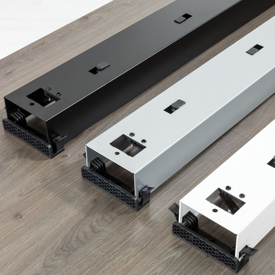 Schreibtisch CLEO elektrisch höhenverstellbar- Kabelkanal