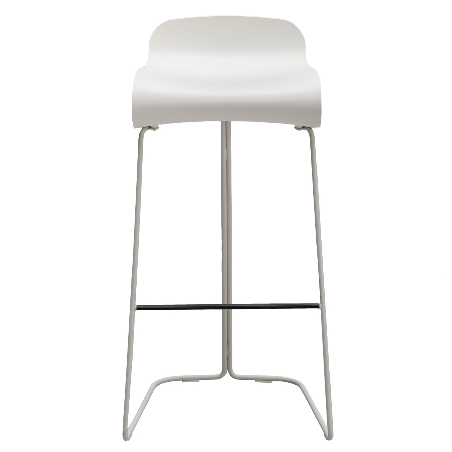 Kristalia BCN Barhocker weiß - Höhe 76cm