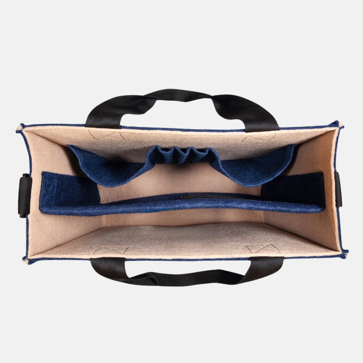 SIGEL Desk Sharing Bag Classic M | Büro Tasche für mobiles Arbeiten | Bicolor