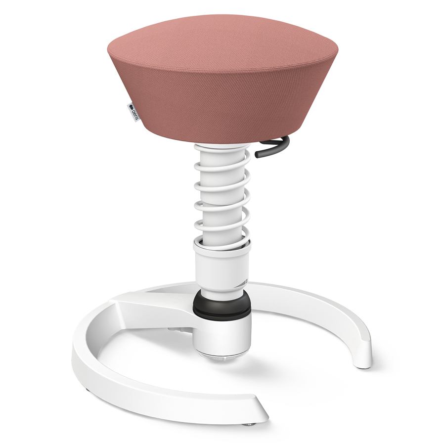 Aeris Swopper Select Wolle blassrosa - Gleiter - Gestell weiß - Standardfeder