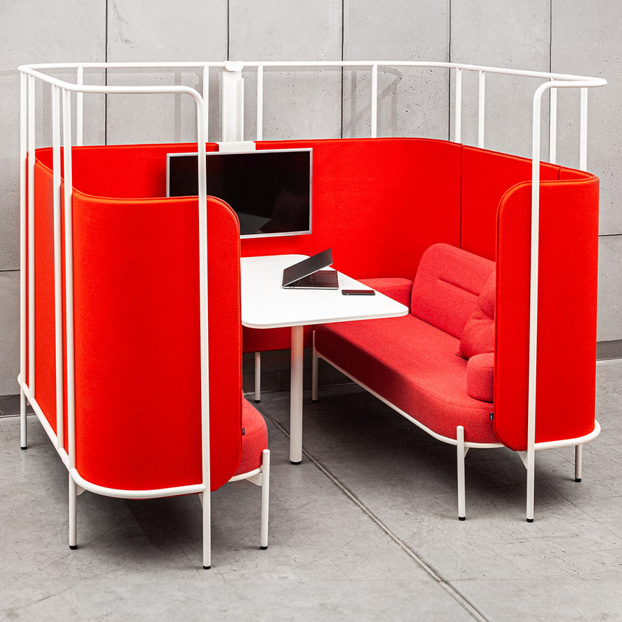 Bejot Chat_Pod Akustikbox für 4 Personen mit hohem Gestell