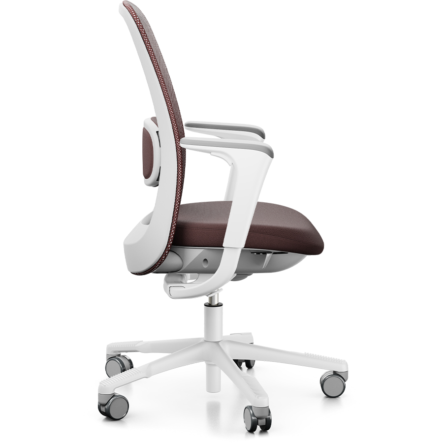 HAG SoFI Mesh 7500 Burgundy mit Gestell in Weiß