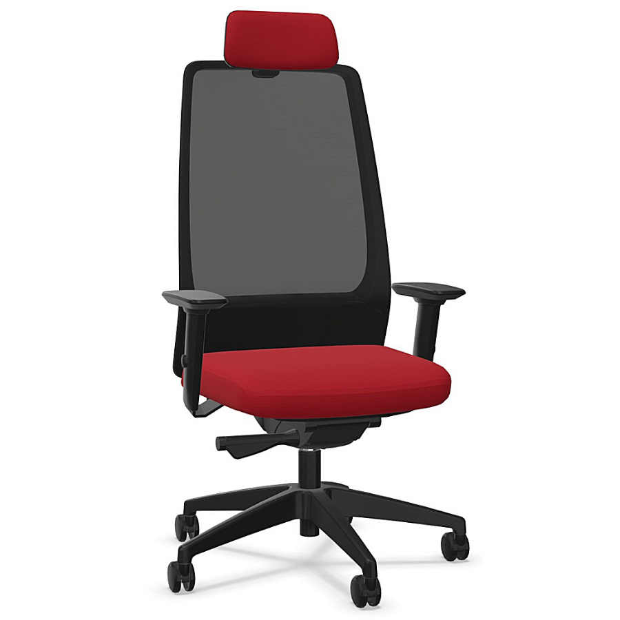 Interstuhl AIMis1 1S33 Bürostuhl schwarz feuerrot