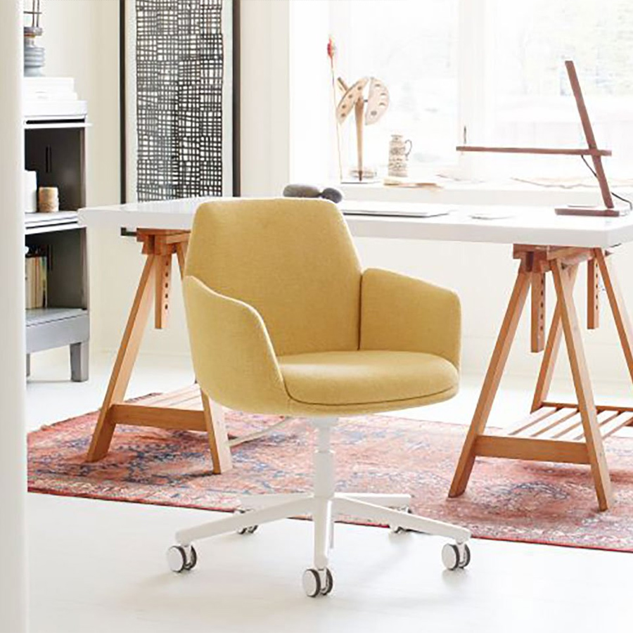 Haworth Poppy Bürostuhl Home-Office gelb