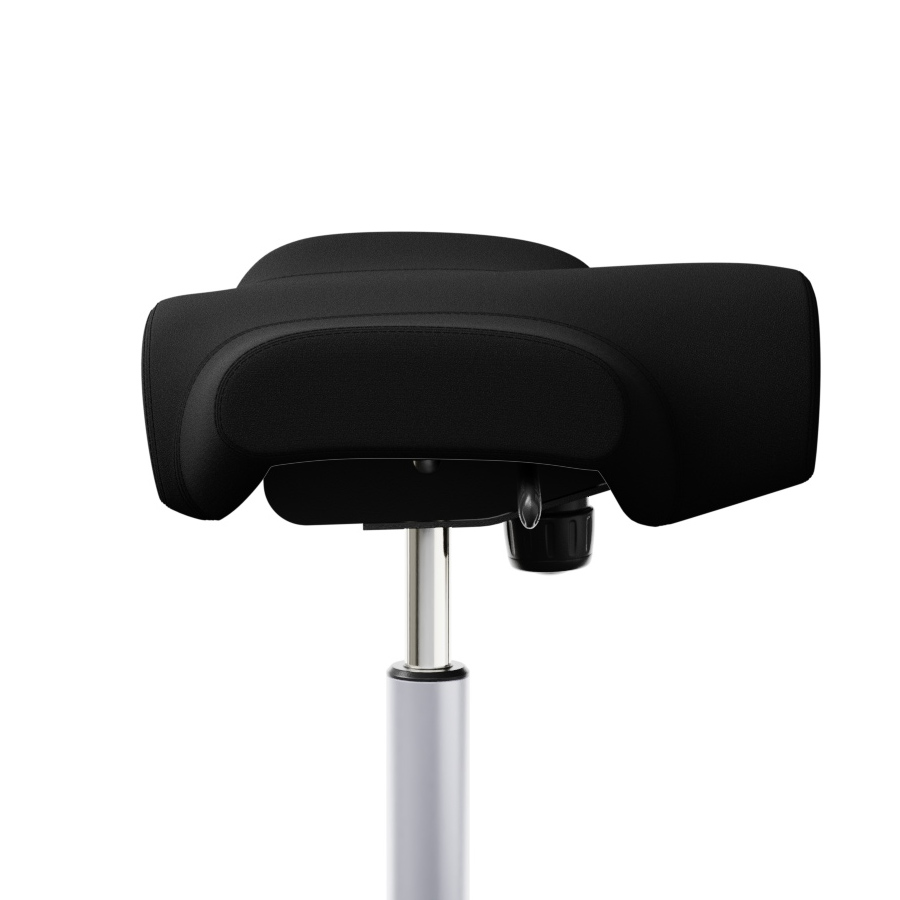 HAG Capisco 8105 Hocker Sattelhocker schwarz silber detail