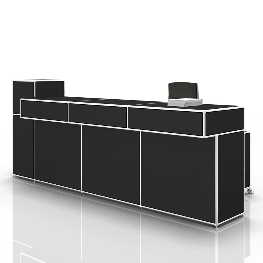 Bosse Modul Space Empfangstheke 4 schwarz