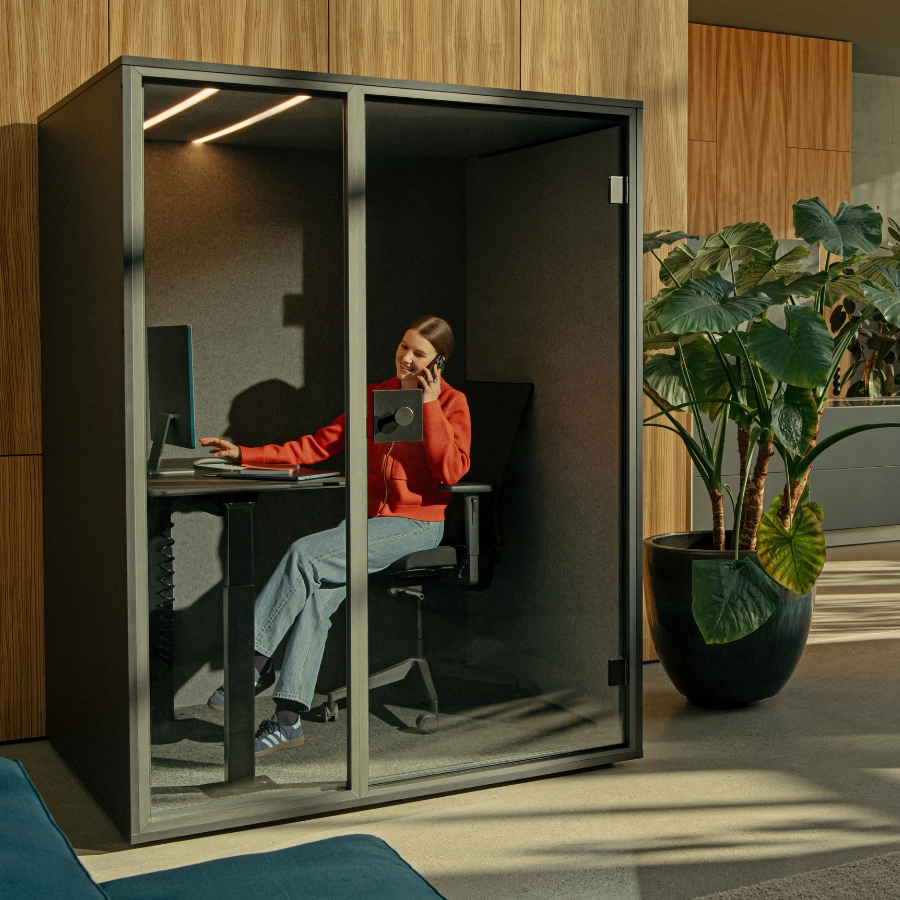 Berlin Acoustics Work Akustikbox in Schwarz