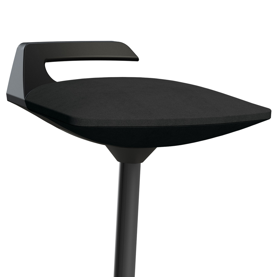 Aeris Muvman Mikrofaser schwarz High-Feder - Gestell schwarz