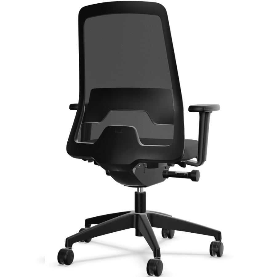 Interstuhl Every EV21E 142E schwarz - Rückansicht