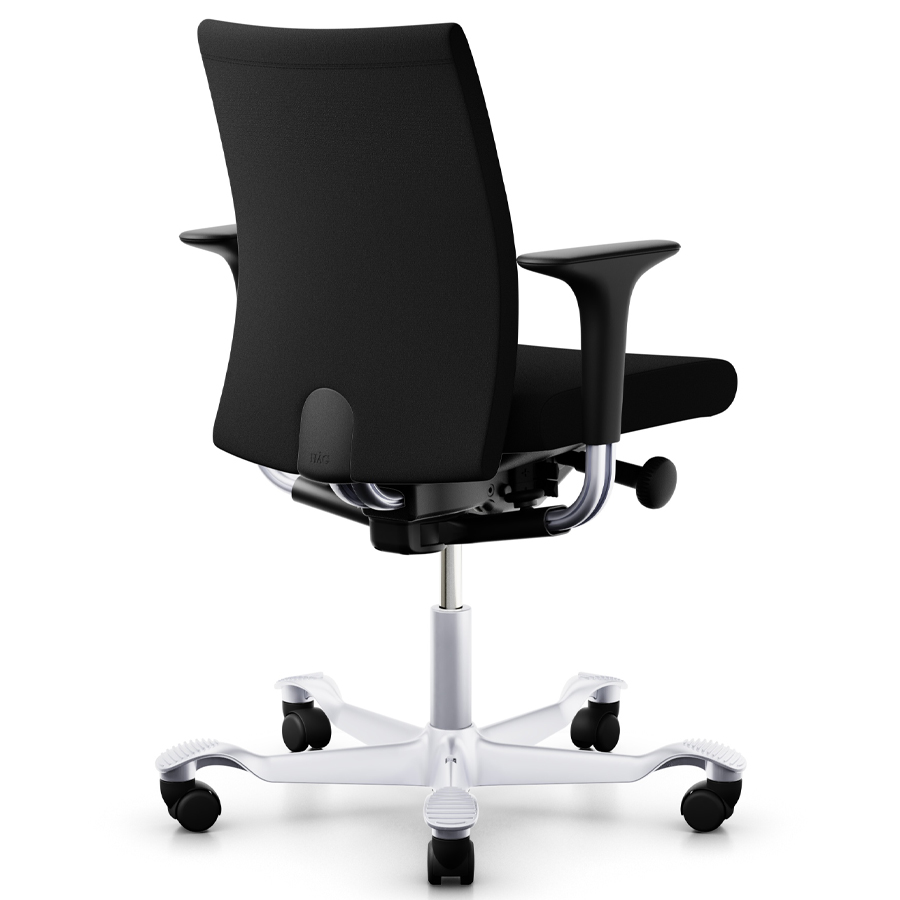 HAG Creed 6004 mit mittelhoher Rückenlehne u. 2D-Armlehnen - Gestell silber