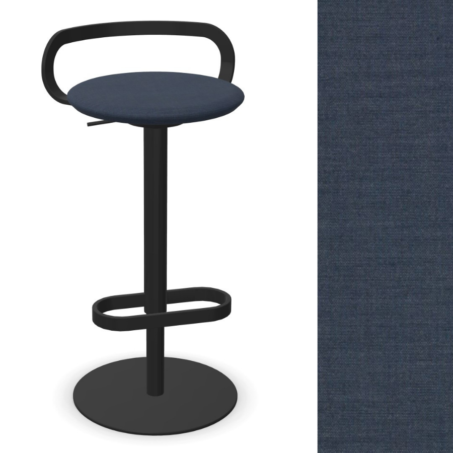 lapalma MAK S110 Barhocker Stoff Remix 836 Gestell schwarz