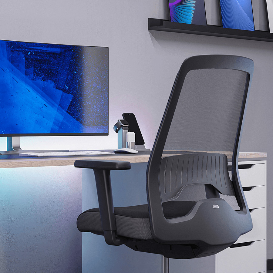 Interstuhl Aktionsmodell EV25R Netzrücken - Nahaufnahme - Beispielbild