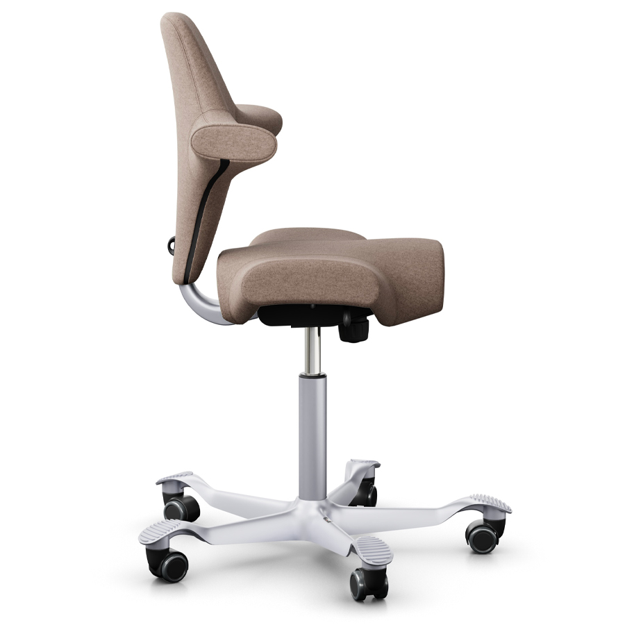 Abverkauf: HAG CAPISCO 8106 | Filzstoff beige-rosa meliert | Gestell silber
