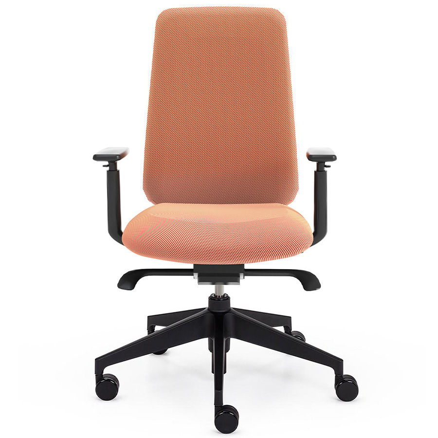 Haworth Aloha Active Bürodrehstuhl mit Polsterrücken, Stoff Relate 0441