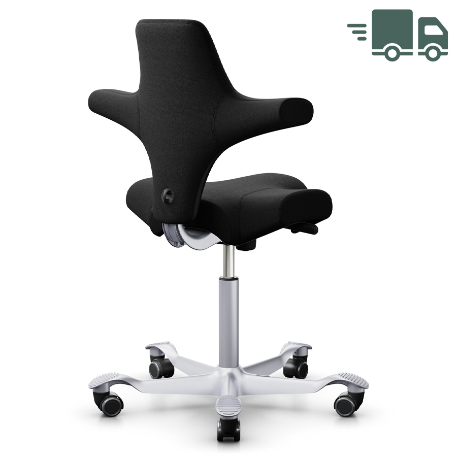 HAG CAPISCO 8106 Stoff Cura schwarz mit Sattelsitz