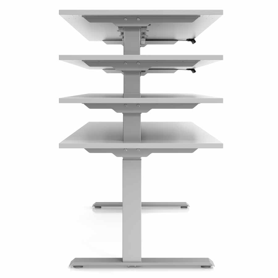 RWH RAPID Schreibtisch elektrisch verstellbar  - Höhenverstellung seitlich