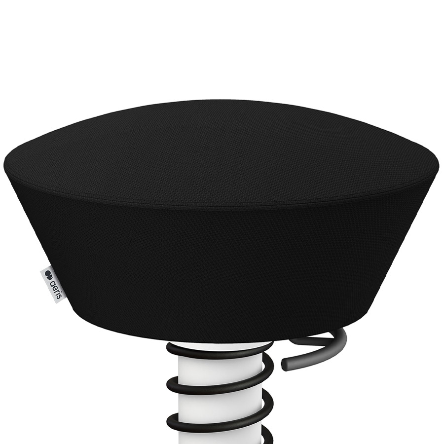 Aeris Swopper Select Wolle schwarz - Gleiter - Gestell weiß - Nahaufnahme