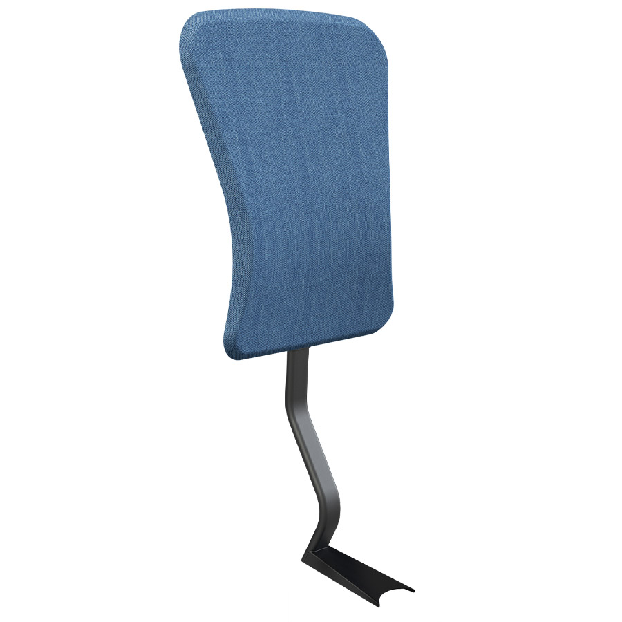 Aeris Swopper Rückenlehne Capture Wolle blau - Lehnengestell schwarz