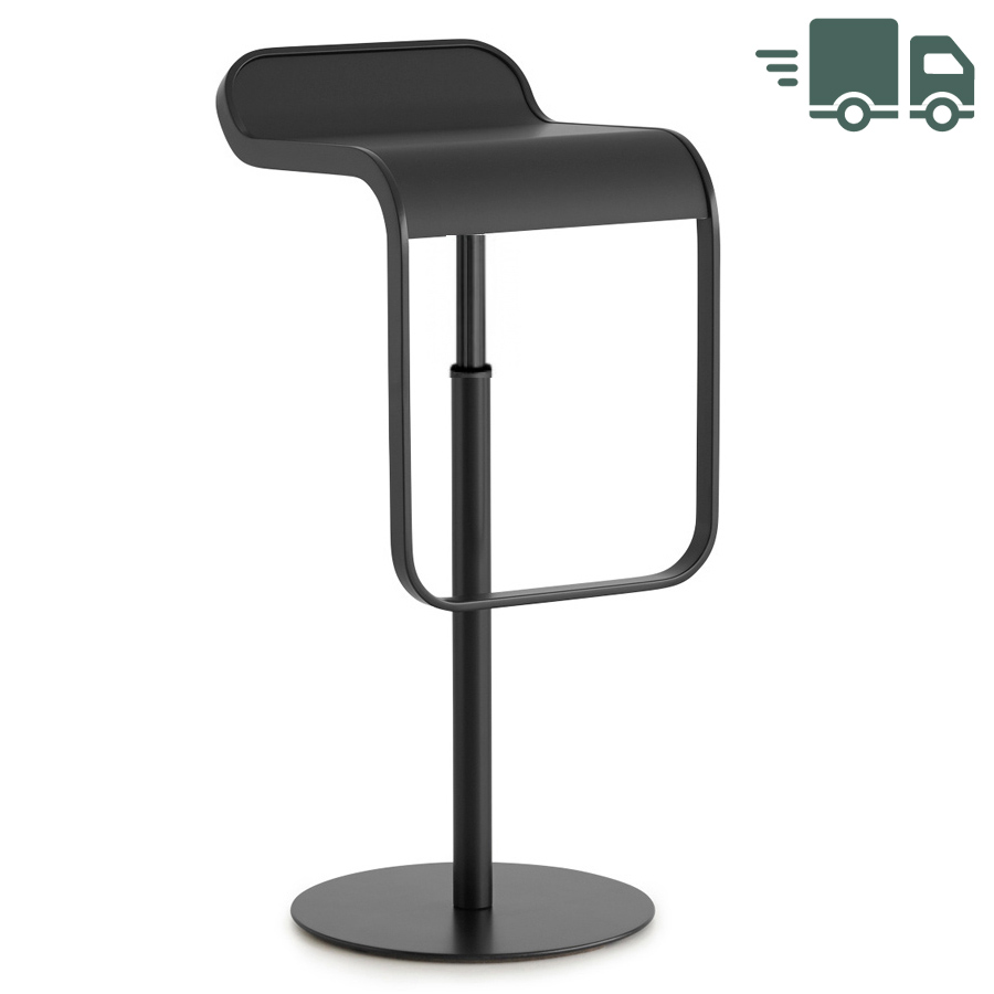 lapalma Lem Barhocker schwarz 66-79 cm