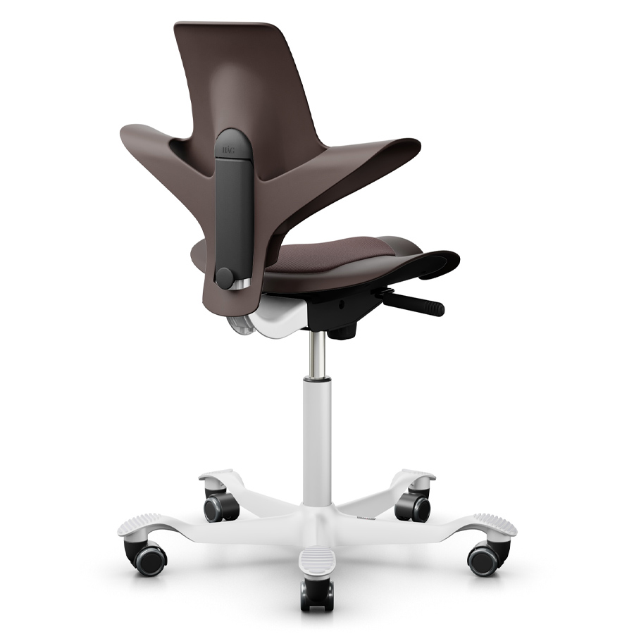 HAG CAPISCO PULS 8010 braun mit Stoff Select chestnut - Gestell weiß