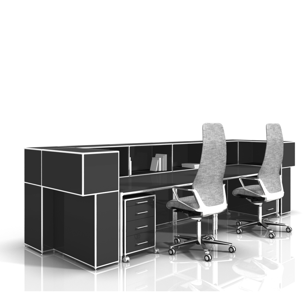 Bosse Modul Space Empfangstheke 11 Farbe schwarz