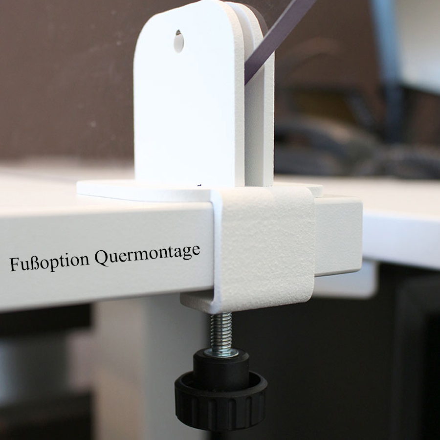 Rosconi T2 Tisch-Trennwand - Quermontage