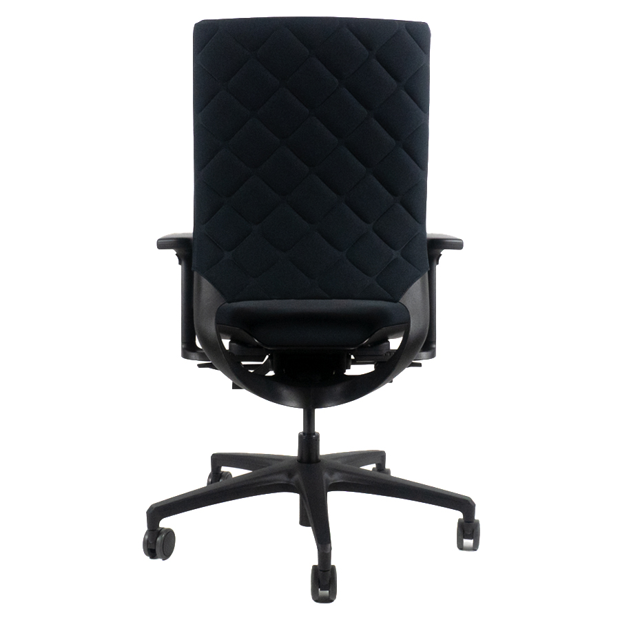 Klöber Mera Diamond schwarz Polster Cura schwarz (0500) | Rückseite