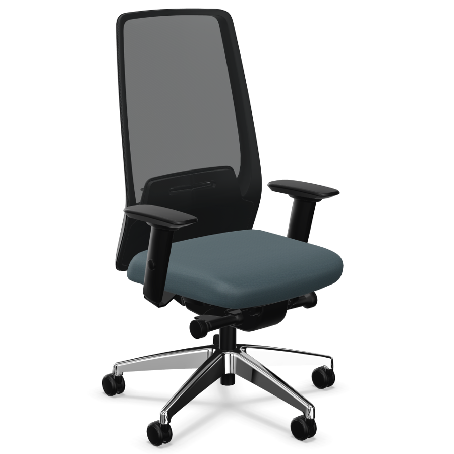 Interstuhl AIMis1 AM21C Rückenlehne schwarz Polster verkehrsgrau