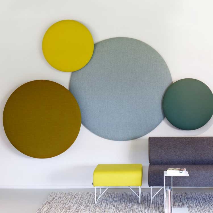 Cascando Pillow Round Wandakustik Elemente