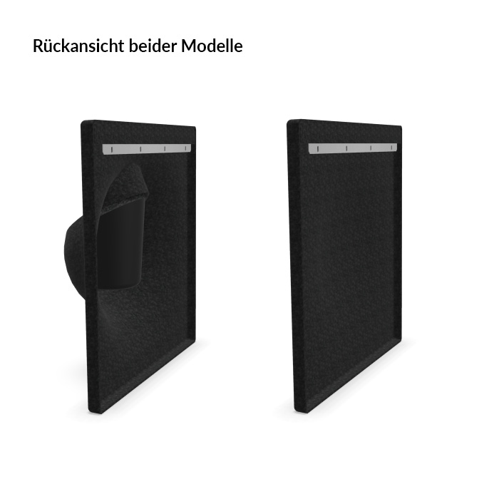 Akustikabsorber Ansicht von hinten