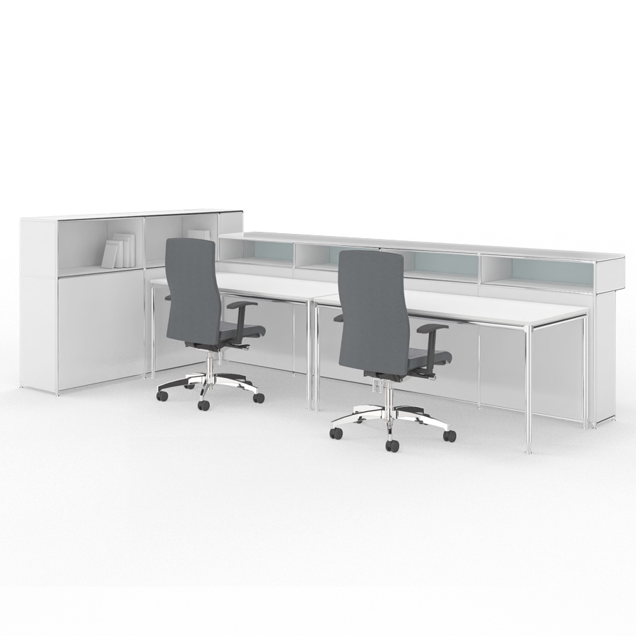 Bosse Modul Space Empfangstheke 8 weißBosse Modul Space Empfangstheke 8 weiß