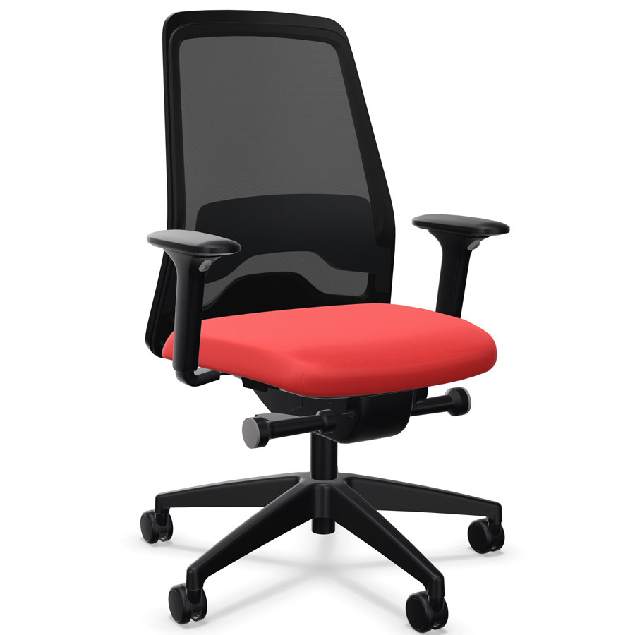 Interstuhl EVERYis1 EV26E - Farbbeispiel Sitz rot