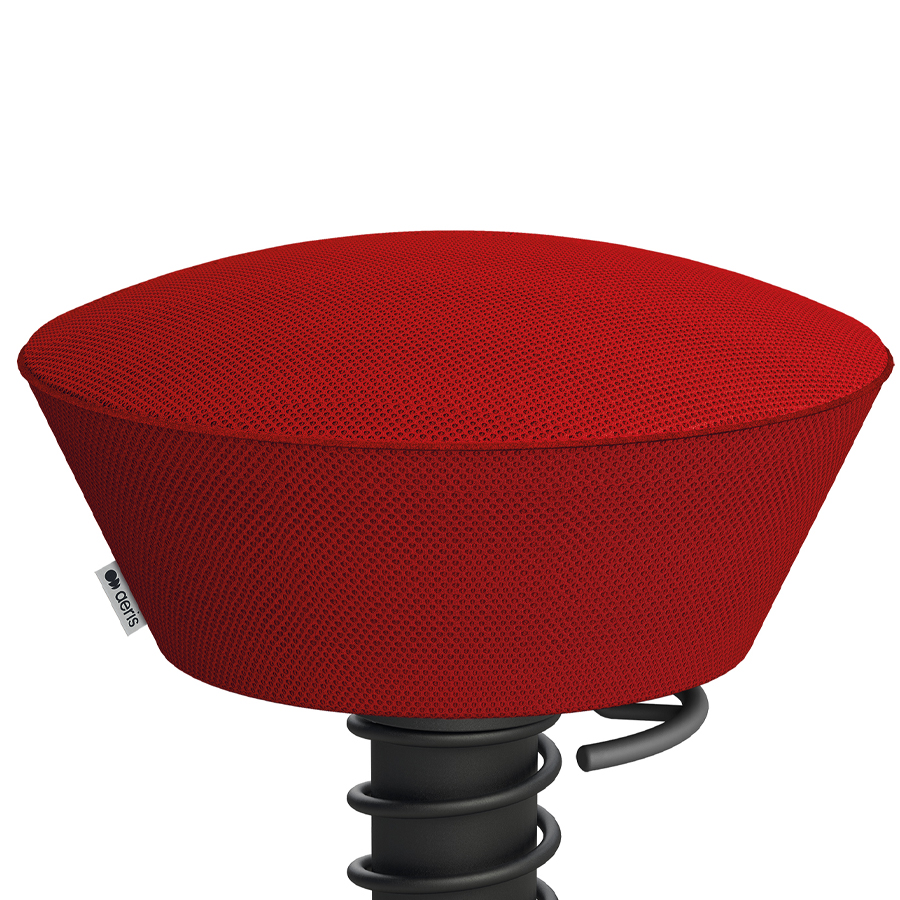 Aeris Swopper Air Mesh-Gewebe Runner rot mit Rollen - Nahaufnahme