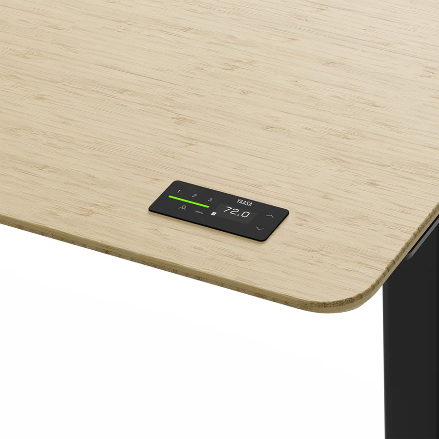 Yaasa Desk Pro Nature Schreibtisch Gestell schwarz