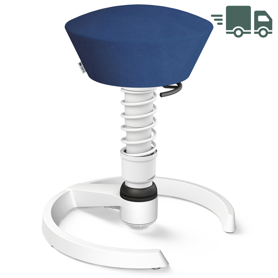 Aeris Swopper Mikrofaser blau mit Gleitern - Gestell weiß