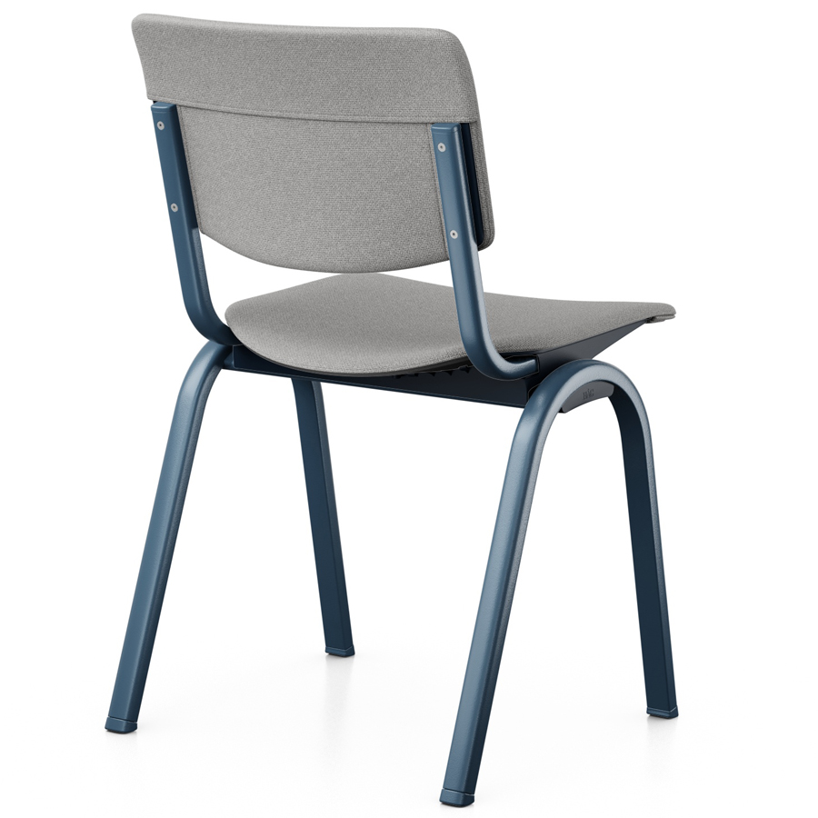 HAG Celi 9160 | Bezug Cura Light grey | Kunststoff Schwarz | Gestell Blueberry