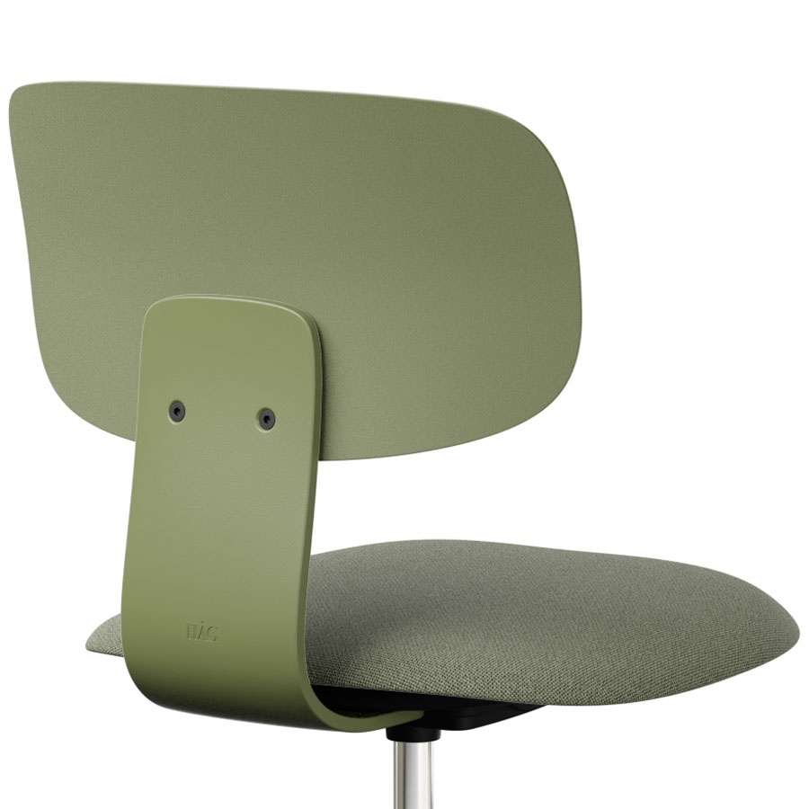 HAG Tion 2140 Bürostuhl Moss Grey - Sitz Stoff Cura - Rückenschale Kunststoff - Nahaufnahme
