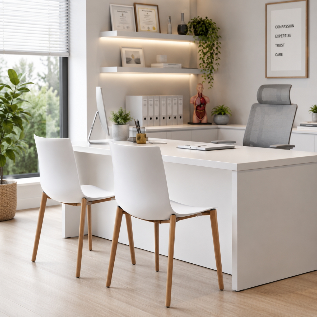 Arper Catifa 46 0355 Artzbesprechung - Besucherstuhl