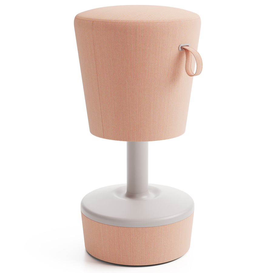 Profim Mickey - Bezug Steelcut Trio 0515 - Kunststoff beige - Tellerfuß stoffbezogen